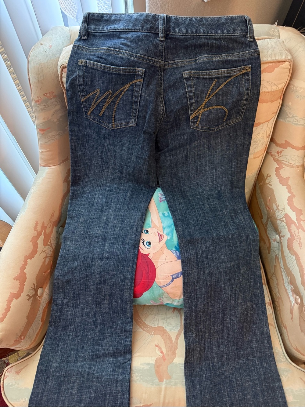 Michael Kors Dark Blue Flare Jeans